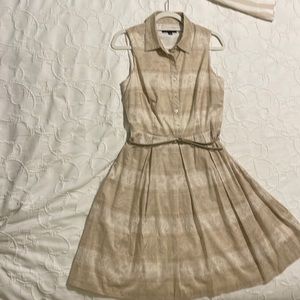 Sleeveless cotton dress